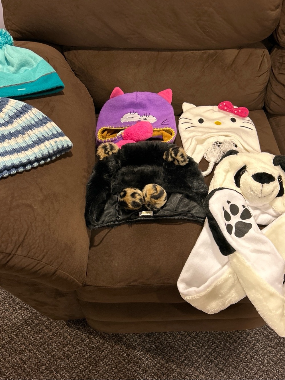 6 Knit Hat kids bundle